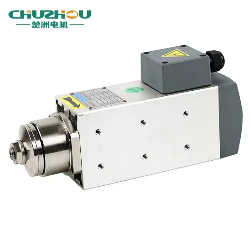 

In stock Cheap Price Small Volume 1.1kw 6000speed square air Cooling High-speed Spindle Motor for Cnc Router Machines