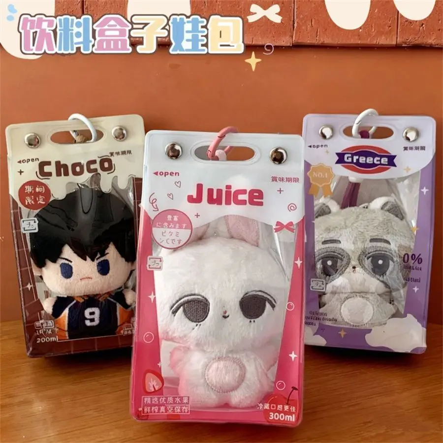 Boîte à boissons transparente, housse de protection anti-poussière, la plus vendue pour poupée en peluche de 10cm, sac d'exposition extérieur, accessoires de poupée de noël