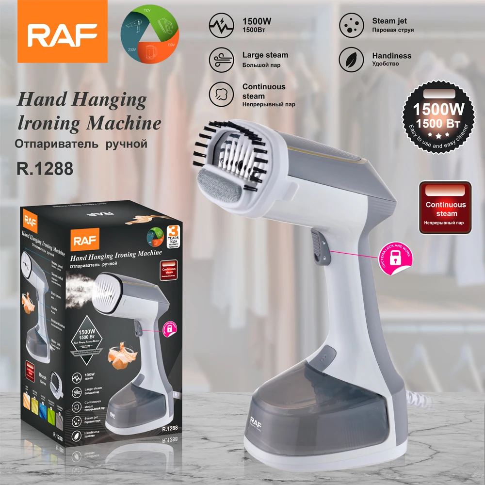 Portable 1500W Travel Garment Steamer Iron Hand Hanging Ironing Machine for Household