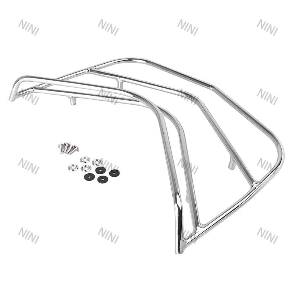 Chrome Motorcycle For BMW K1600GTL 2011 2012 2013 2014 K1600 GTL Rear Top Box Trunk Rack Holder Bracket