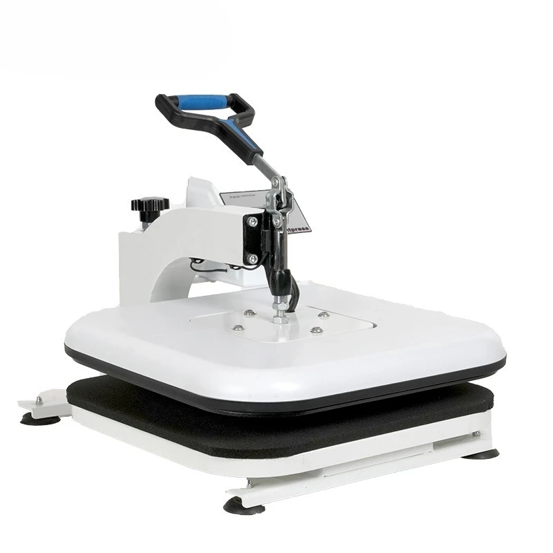 آلة نقل الحرارة اليدوية تهز الرأس الضغط الساخن الملابس طباعة تي شيرت الرقمية