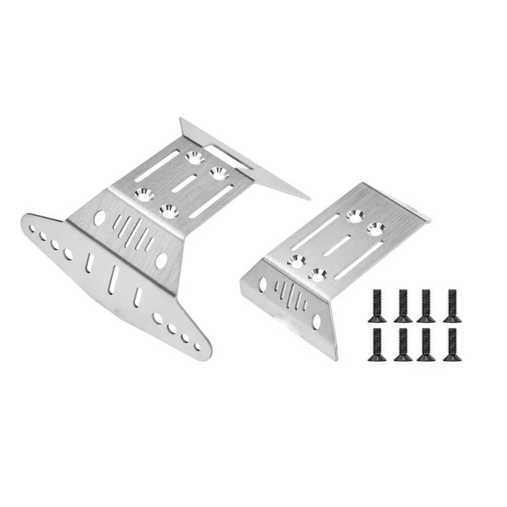 Protection Plate RC Chassis Guard Skid Plate Armor Set Skid Plate Stainless Steel Skid Armor Protection Plate ARRMA 1/16 Gorgon