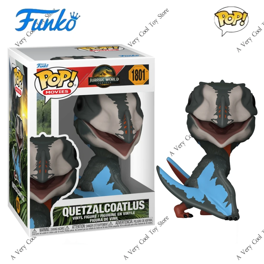 

Quetzalcoatlus 1801 Funko Pop Figures Jurassic World 4 Dinosaur 4 inch Vinyl Figure Collectible Limited Edition Model Toy Gift