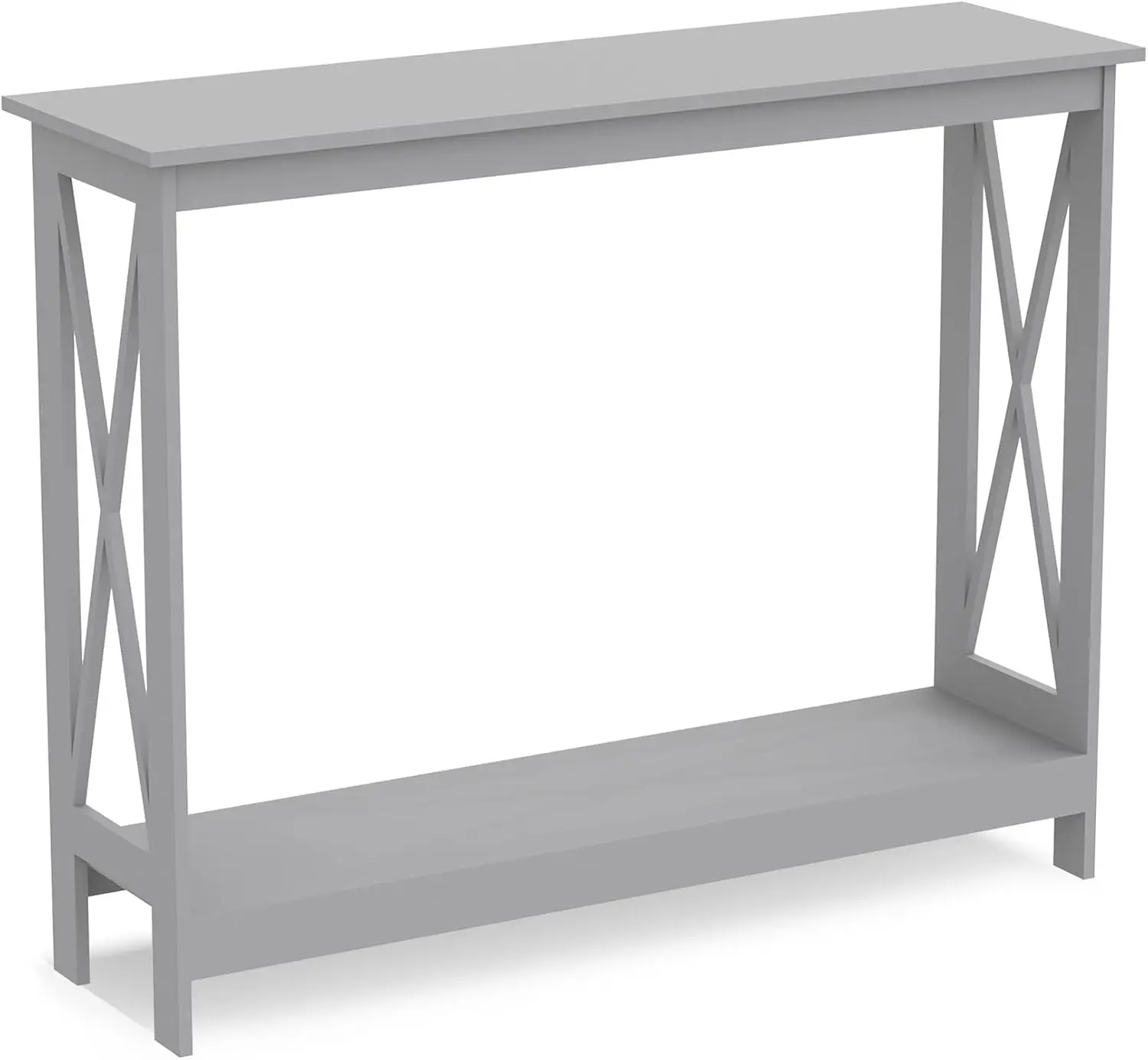 

& Co. - Gray Console , 2-Layer Entryway , Console Tables for Entryway, Use As Doorway , Sofa , or for Decorating Foyer, 12