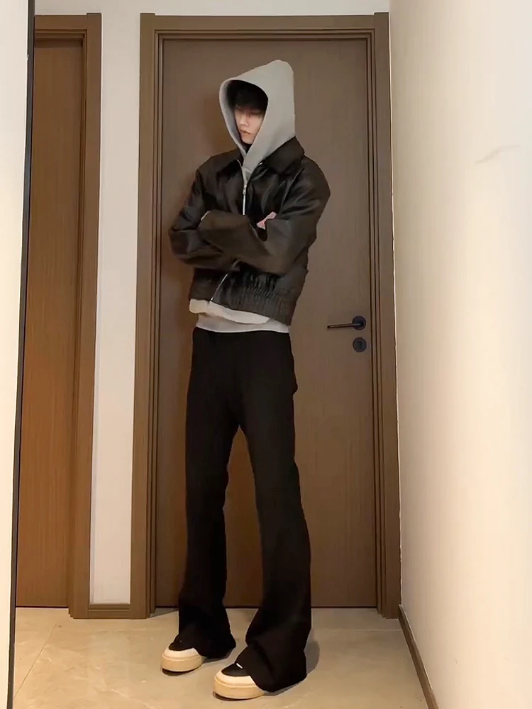 

Мужские повседневные брюки Cleanfit для высоких мужчин, весна-осень, прямой крой, свободные, комфортные, классические, расклешенные, для подростков