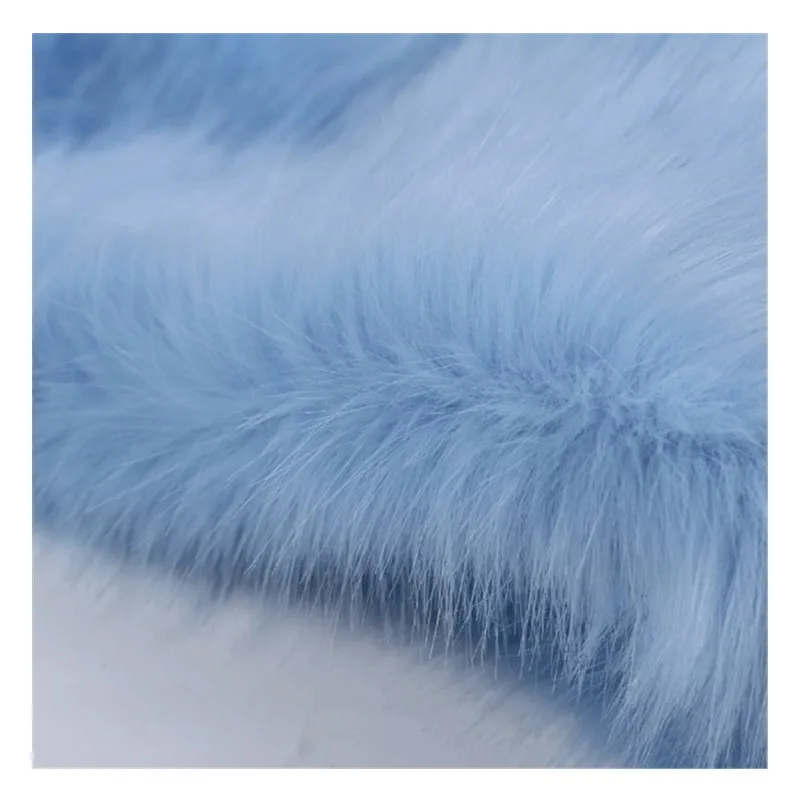 Thicken Faux Fox Fur Fabric,Clothing Fur Collar Carpet Cabinet Tablecloth material Handmade faux fur fabric,