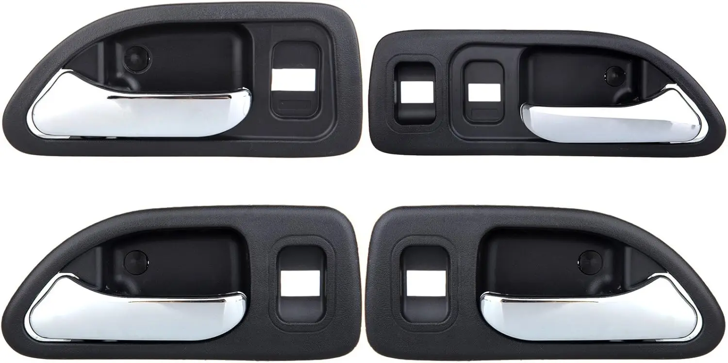 

Chrome Interior Door Handles Set for 1994-1997 Accord, 4-Piece Replacement Kit