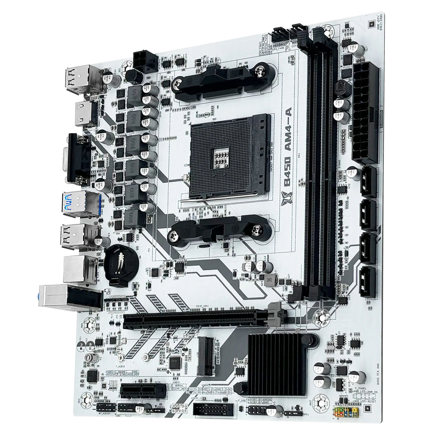 

MACHINIST B450 AM4 Motherboard AMD supports Ryzen 5500 5600 5600G series CPU DDR4 Memory Desktop PC Dual-channel M-ATX M.2 NVME