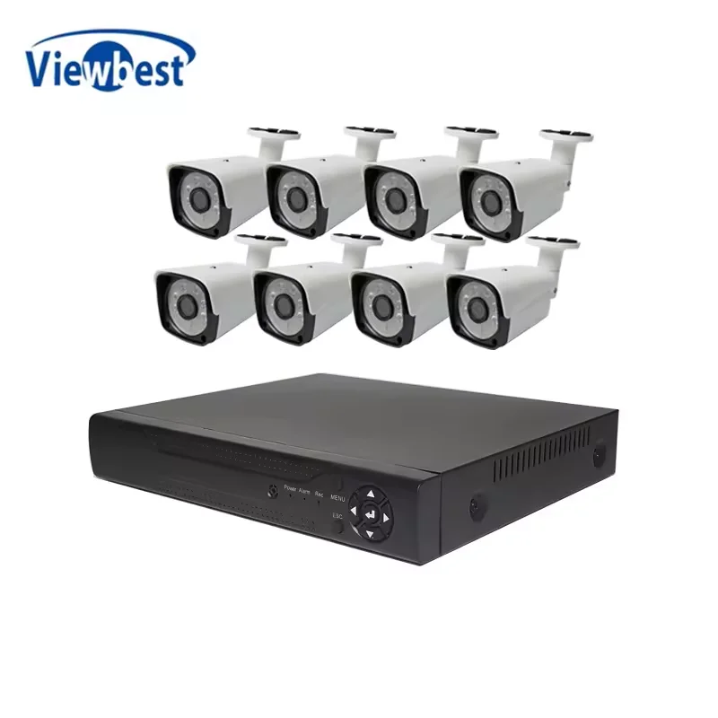 4/8/16/ Ch AHD DVR Kit 5MP CCTV Security Camera System Video Surveillance System Bullet Camera Night Vision