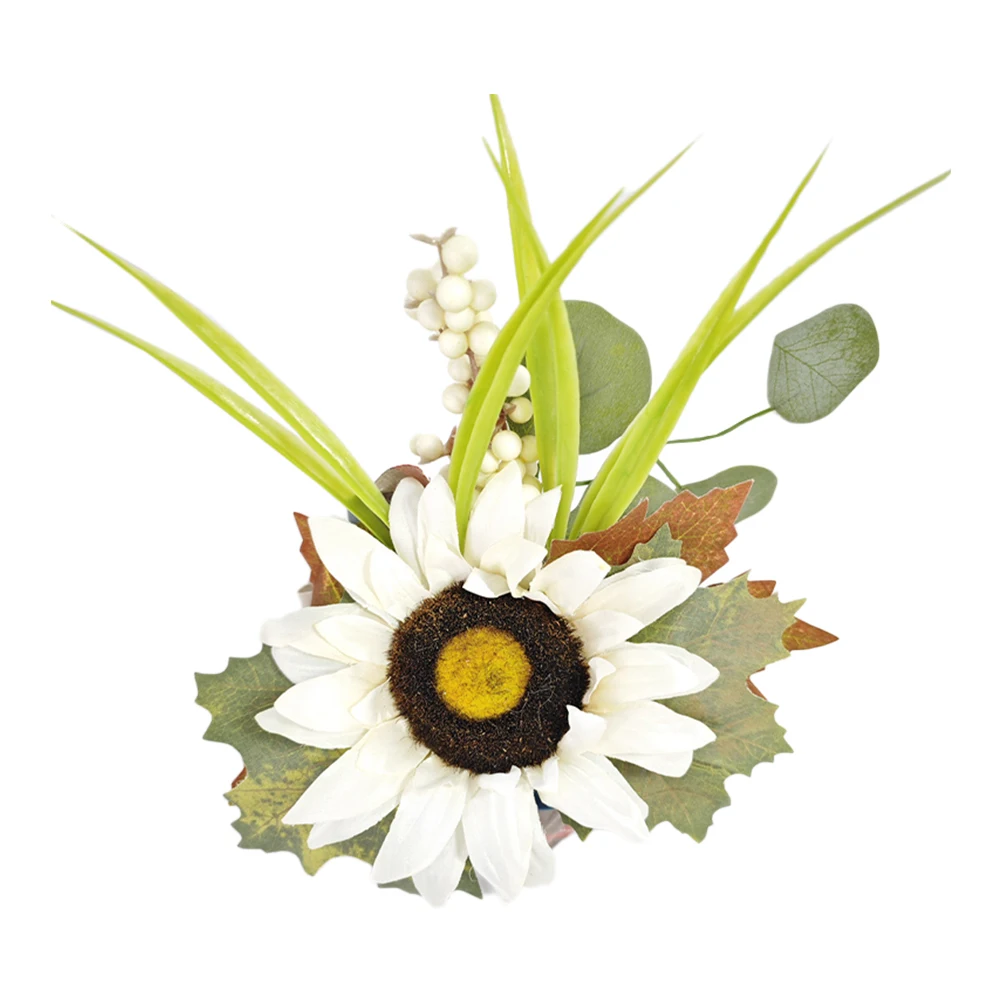 

High Simulation Artificial Fall Flower Decor For Autumn Wedding Home Ornament Lifelike Plastic Fake Flower Bouquet