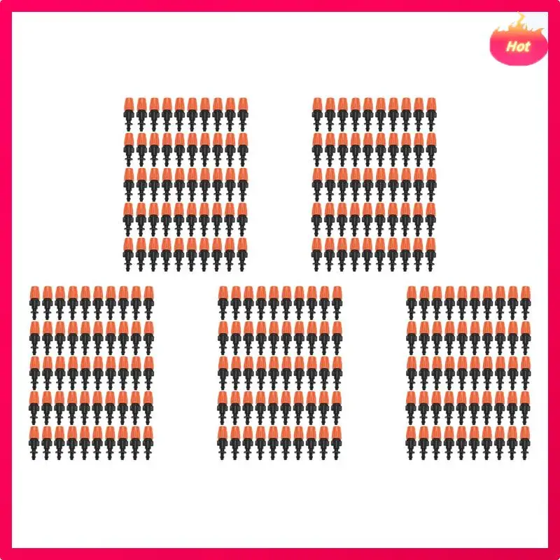 

ABYP 250 шт. Распылительная насадка для капельного орошения, насадка для распыления воды, регулируется в 2 режимах: водяной туман и водяной колонке