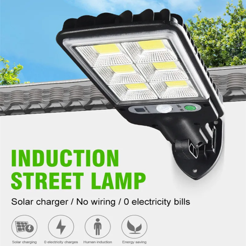 

LED Solar Lamp 3 Mode Waterproof Motion Sensor Foldable Lamps Garden Street Lighting Solar Lamp For Garage Security Wall Light