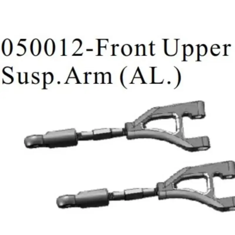 HSP piezas 050012 1/5 Hsp piezas de actualización frente a la parte superior de los brazos de suspensión para hsp coche 94054