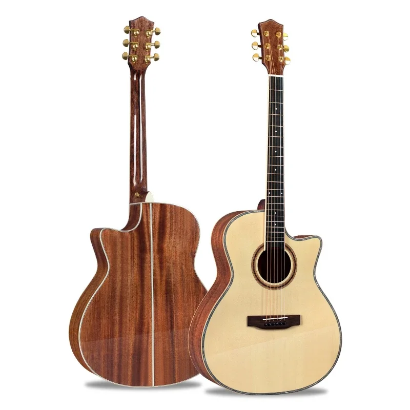 41-Inch spruce mahogany veneer, bright light, folk guitar, adult out of beginner's entry guitar full order