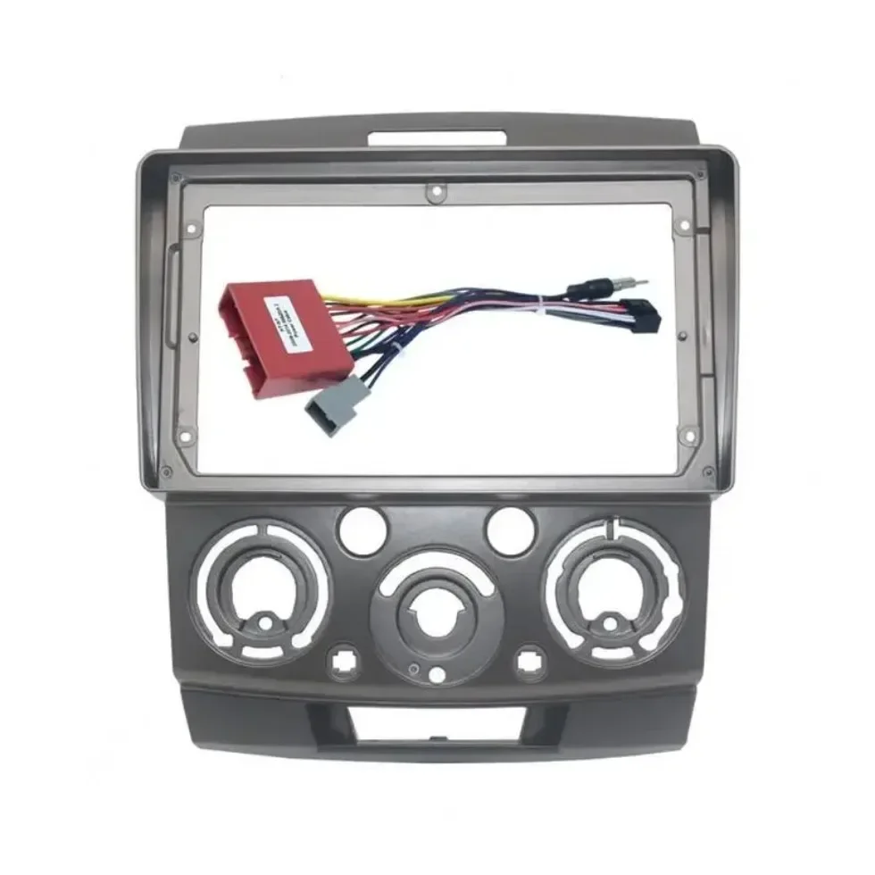 

Для Ford Ranger Mazda BT-50 2000-2010 9 дюймов 2 Din автомобильный радиоприемник с установкой DVD GPS Mp5 ABS PC пластиковый комплект для приборной панели