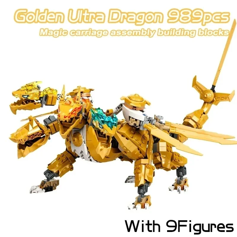 New Series Hydro Bounty Building Blocks Season 17 Submarine Sub Speeder Golden Ultra Dragon Bricks Toys for Boys Kids Gifts image 3