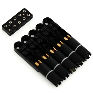 Guyker-Headless Bass Bridge, Fan Single, Lock String, Black, 4 strings, 5 strings, new 12 MAIN BUILTING SALES - №4