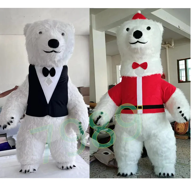 

2.6M Inflatable Polar Bear Funny Doll Commercial Costume Wedding Celebration Birthday Party Giant Panda Anime Character Crocodil