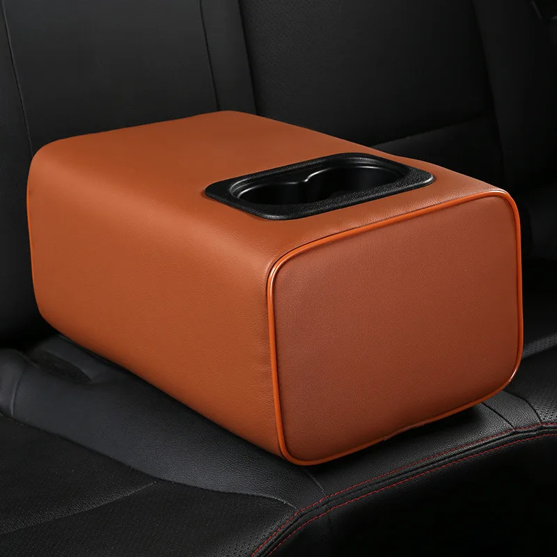 

Free shipping car rear armrest box modified central portable rear seat universal armrest box for the second row