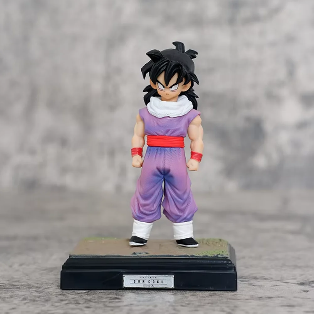 19CM Anime Dragon Ball Son Gohan Figure Angry Standing Scene Base Model Toy Gift Collection Action Figure Boxed Doll
