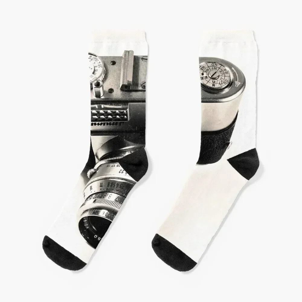 

voigtlnder camera Socks japanese fashion christmas stocking fashionable Women Socks Men's