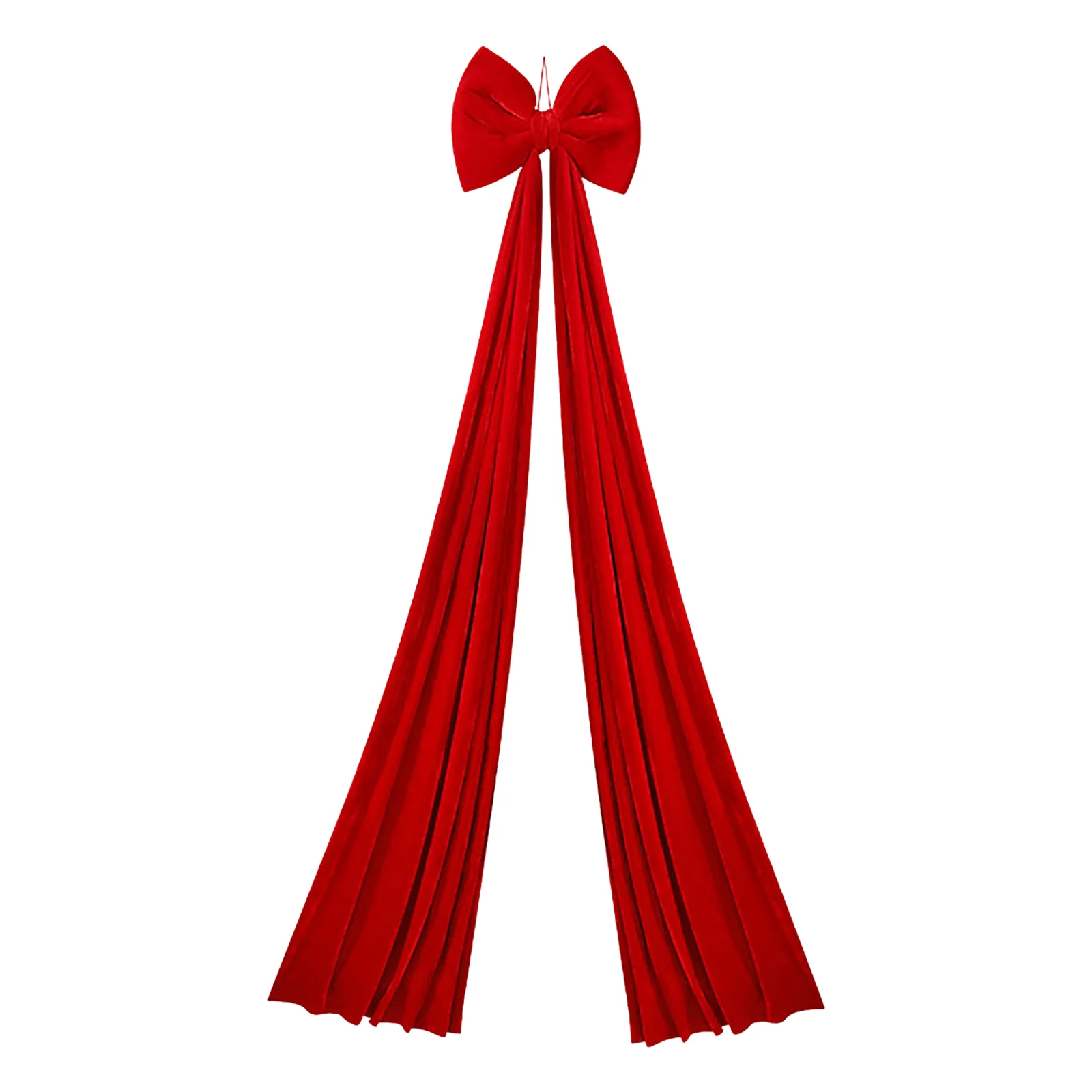 اضافية كبيرة عيد الميلاد الباب الأمامي القوس زينة 15.7X78.7 بوصة المخملية عيد الميلاد باب إكليل القوس مطرز عيد الميلاد جارلاند البط البري #2