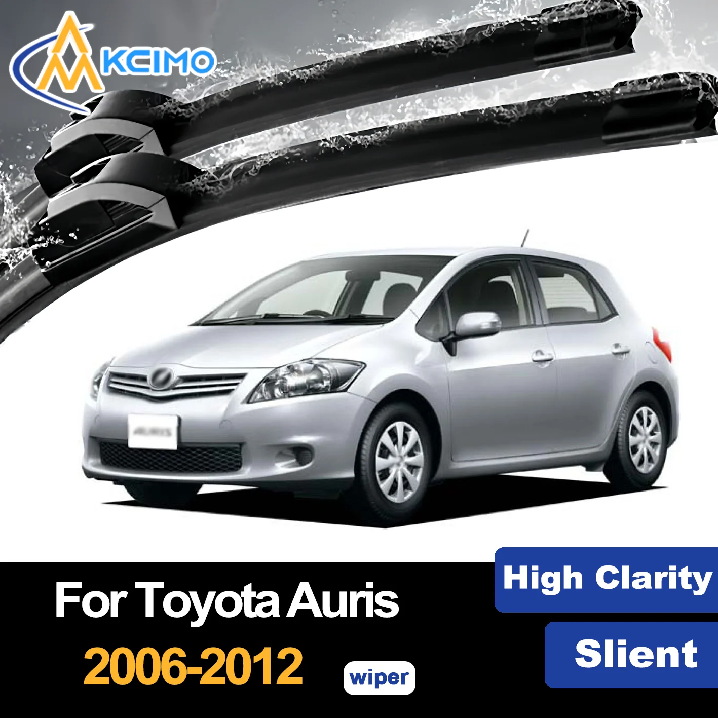 

Front Wiper Blades for ToyotaAuris E150 2006-2012 2007 Toyota Corolla Premium Car Windscreen Windshield Window Wiper Accessories