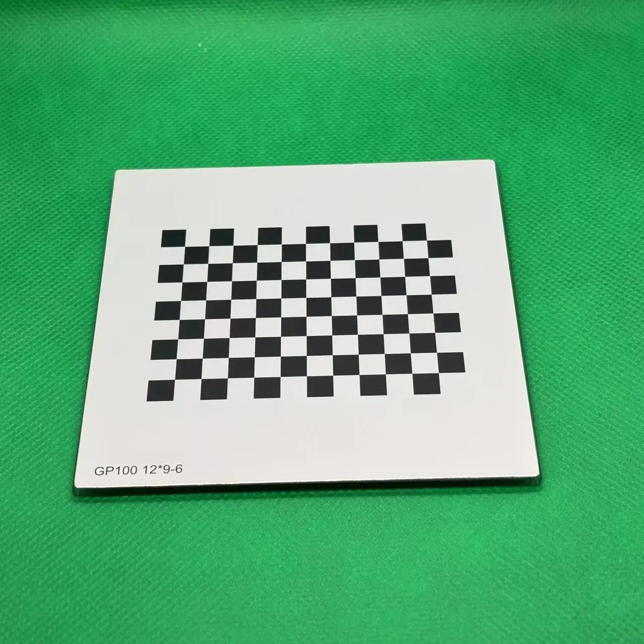 12x9 Optical Float Glass Visual Optics Correction Board Alumina Checkboard Calibration Target Plate Diffuse Reflect Opacity Grid
