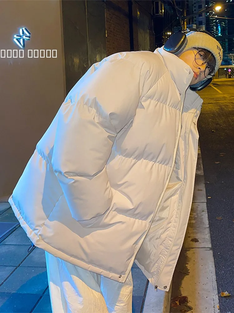 

Мужская зимняя куртка-пуховик Tee-Proof из белого пуха и хлопка, оверсайз, модная, брендовая, класса люкс, в стиле Bread Sle