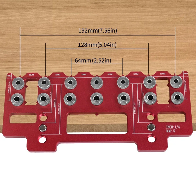 

65-192mm Woodworking Hinge Hole Opener Punch Tool Punch Locator and Limiting Frame Quick Drilling and Mounting of Hinges