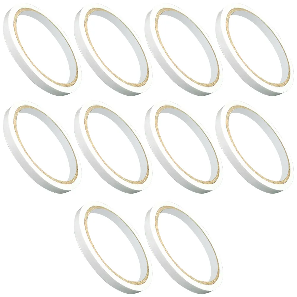 10Pcs 0.5x800cm Industrial Strength Double-Sided Adhesive Tape Clean Removal High Tack for Scrapbooking Stationery School