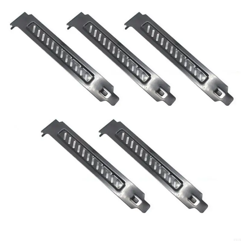 

P9JB Pack of 5 Vented PCI Slot Cover Plates for Improved Cooling in Desktop Towers Dustproof Slot Covers Dust Filter