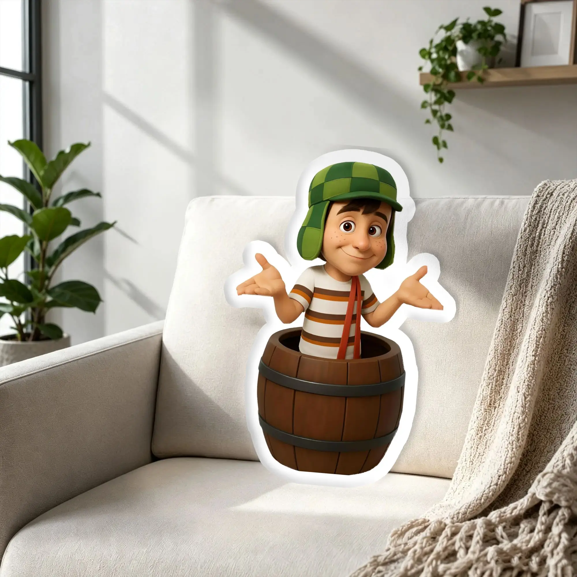 Custom El Chavo Del Ocho Stuffed Pillow Cushion Cartoon Dennis the Menace Funny Velvet Cushion Personalized Pillows For Sofa