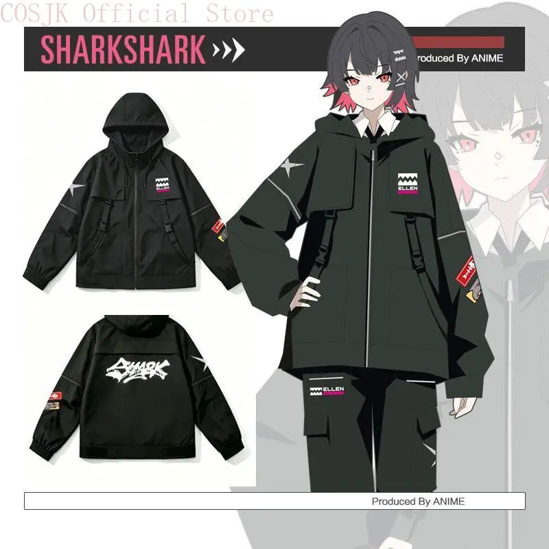 Zenless Zone Zero Sunna Nangong Yu Aria Cosplay Costume Coat Pants hoodie Halloween Daily wear leisure Accessory  gift