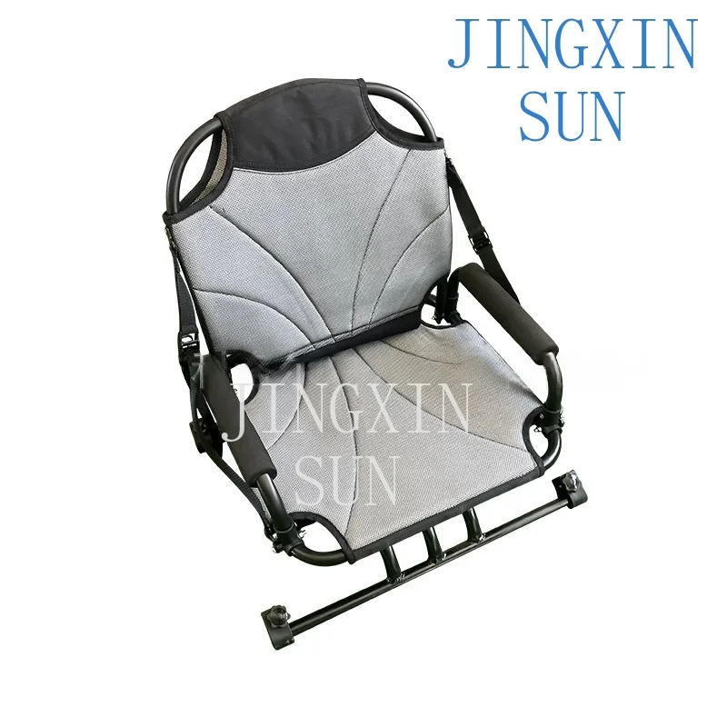 Beach chair kayak backrest 360 degree rotatable SUP paddle board kayak assault boat aluminum seat