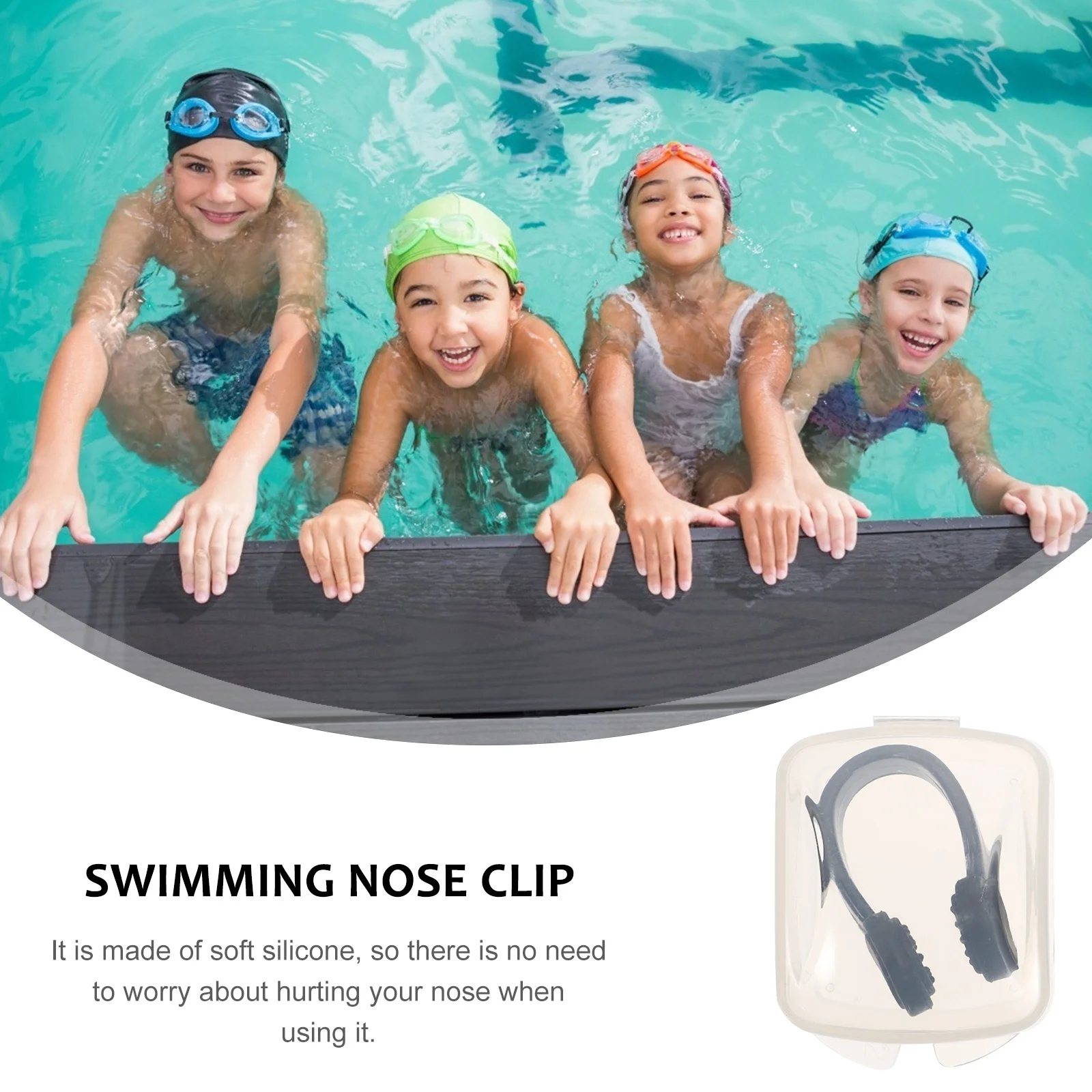 10 قطعة مشبك أنف احترافي مقاوم للماء محمول للسباحة في الأماكن المغلقة والخارجية مشبك أنف ملحقات حمام السباحة مستلزمات السباحة #5