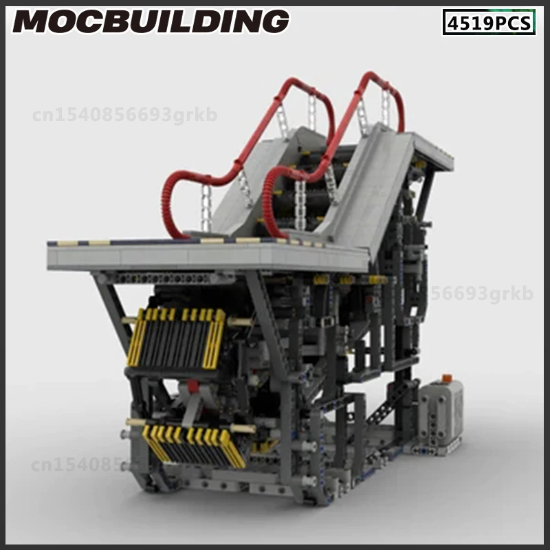 MOC Building Block Motorized Escalator DIY Brick Model Children\'s Toys Birthday Present Christmas Gifts Collection Assemble Game