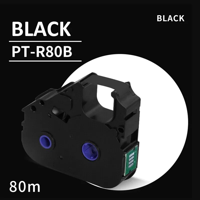 P800/PT1010 line printer ribbon PT-R80B black carbon tape number sleeve printer ribbon PT-R80R coding machine