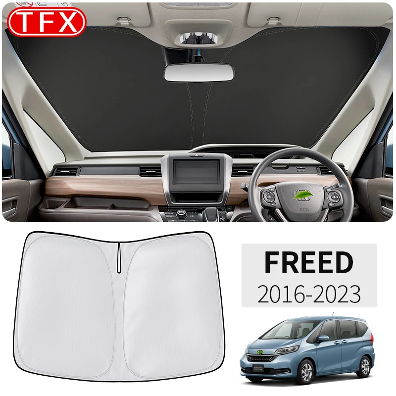 

For Honda Freed GB5 GB6 GB7 GB8 2016-2023 Car Styling Nano-Insulat Windshield Sunshade Front Window Sun Shade Visor Accessories