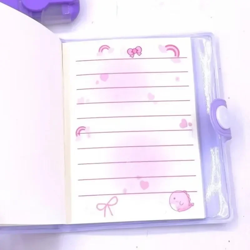 4pcs/set Sanrio Kuromi Melody Cute Notebook Multi-color Pen Portable Student Stationery Set Learning Supplies Gift