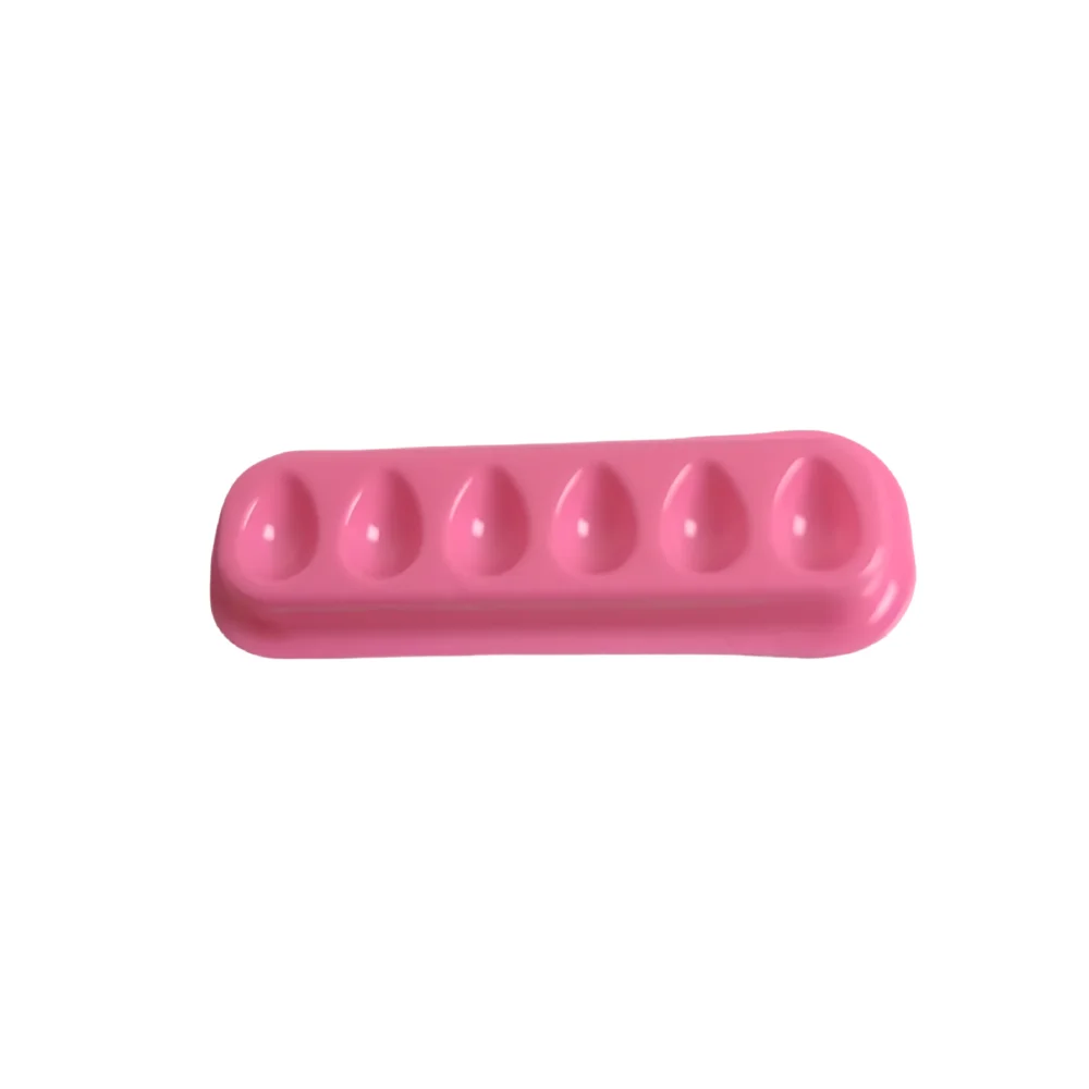 50 Stück = 1 Box Selbstklebende Wimpernverlängerungs-Klebertrays mit Fächern für Fächerwimpern, Private Label verfügbar