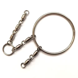 2Pcs Sea Fishing Swivels Accessory Stainless steel  Lure Connector Ball Bearing Swivel Saltwater Fishing Equipment Goods Pesca