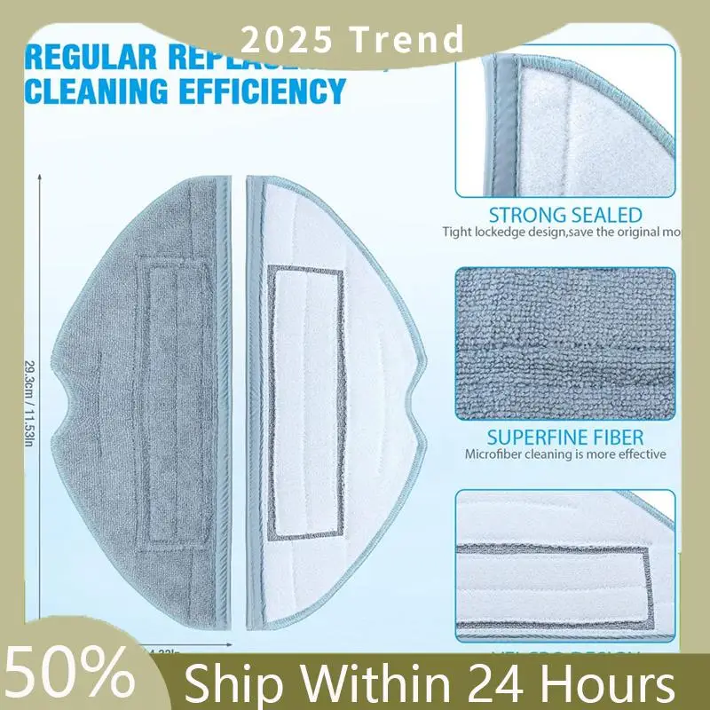 Accessories Kit For Roborock S7, S7+, S7 Maxv, S7 Maxv Plus Replacement Spare Parts Parts Roller Brush Hepa Filter Mop Cloth