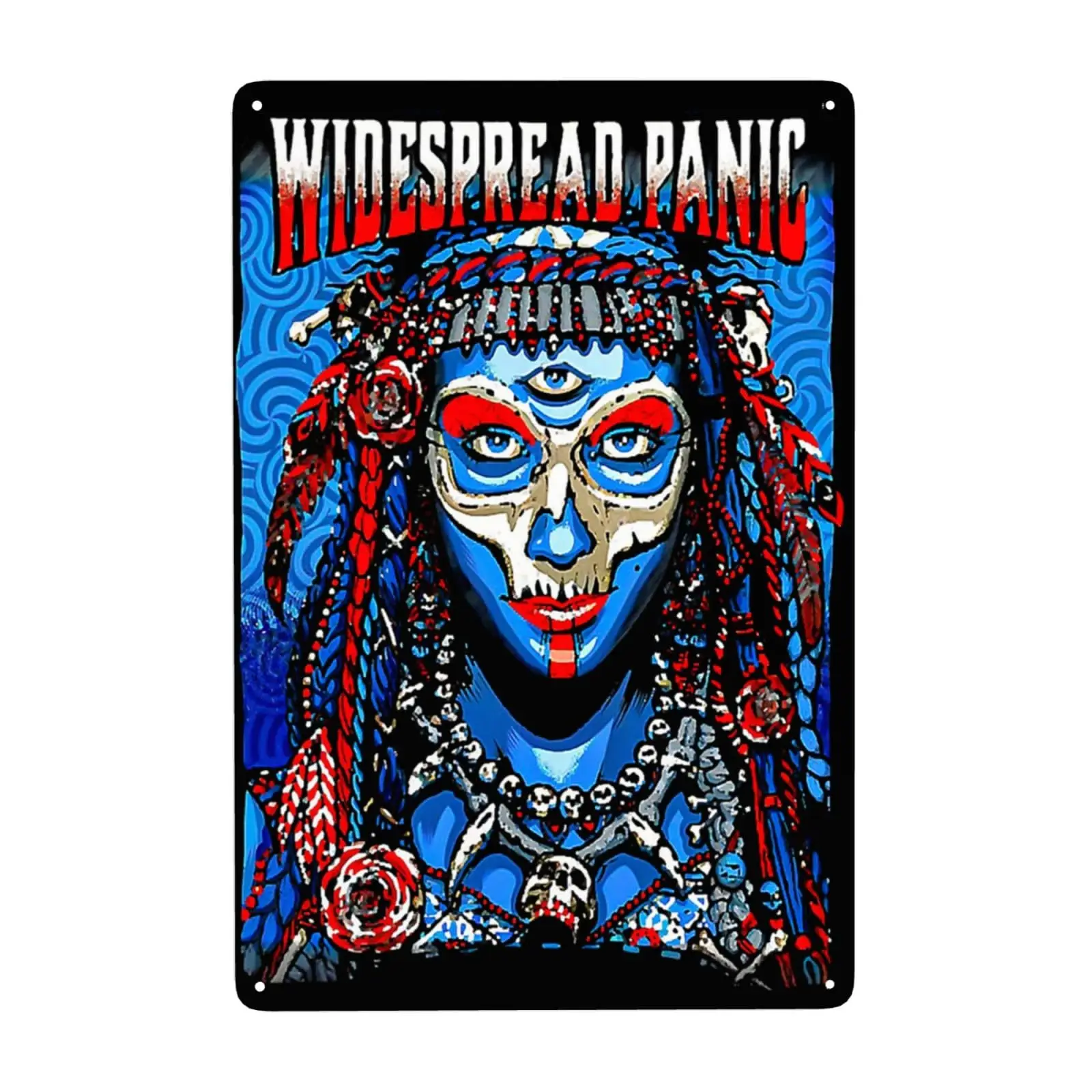 WEUED Widespread Rock Panic Band Metal Tin Sign Painting Vintage Poster Wall Decor For Bar Club Funny Bathroom Parlor Cafe Store