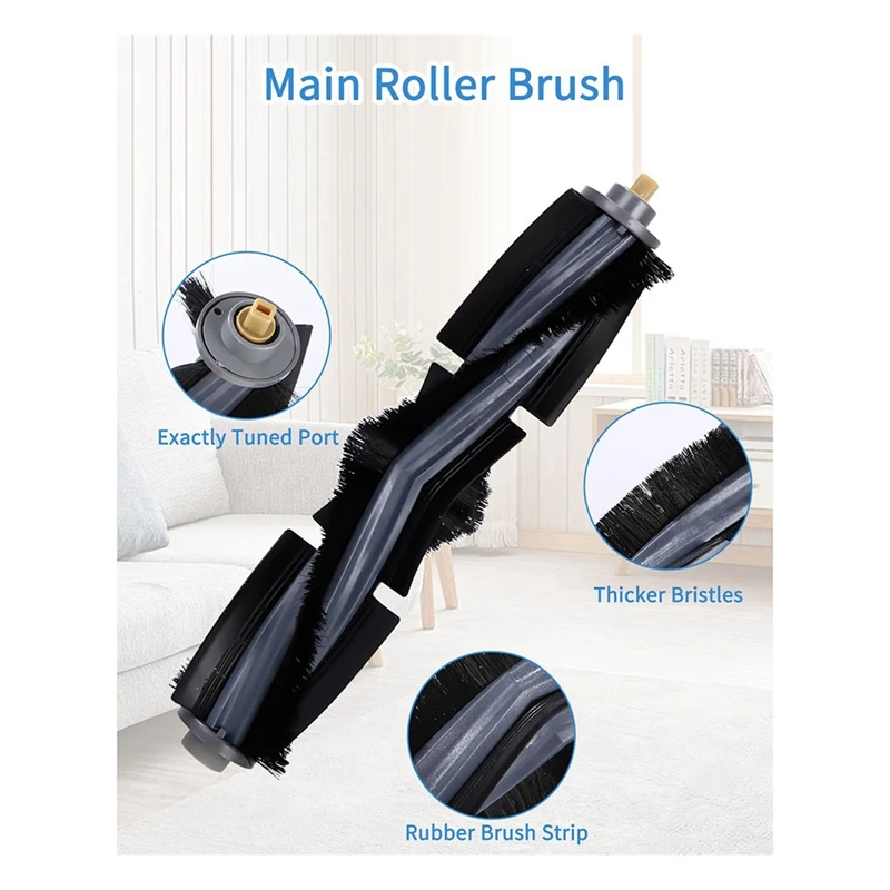 Ecovacs Deebot-Deebot X1 توربو مجموعة ملحقات مكنسة كهربائية ، قطع غيار