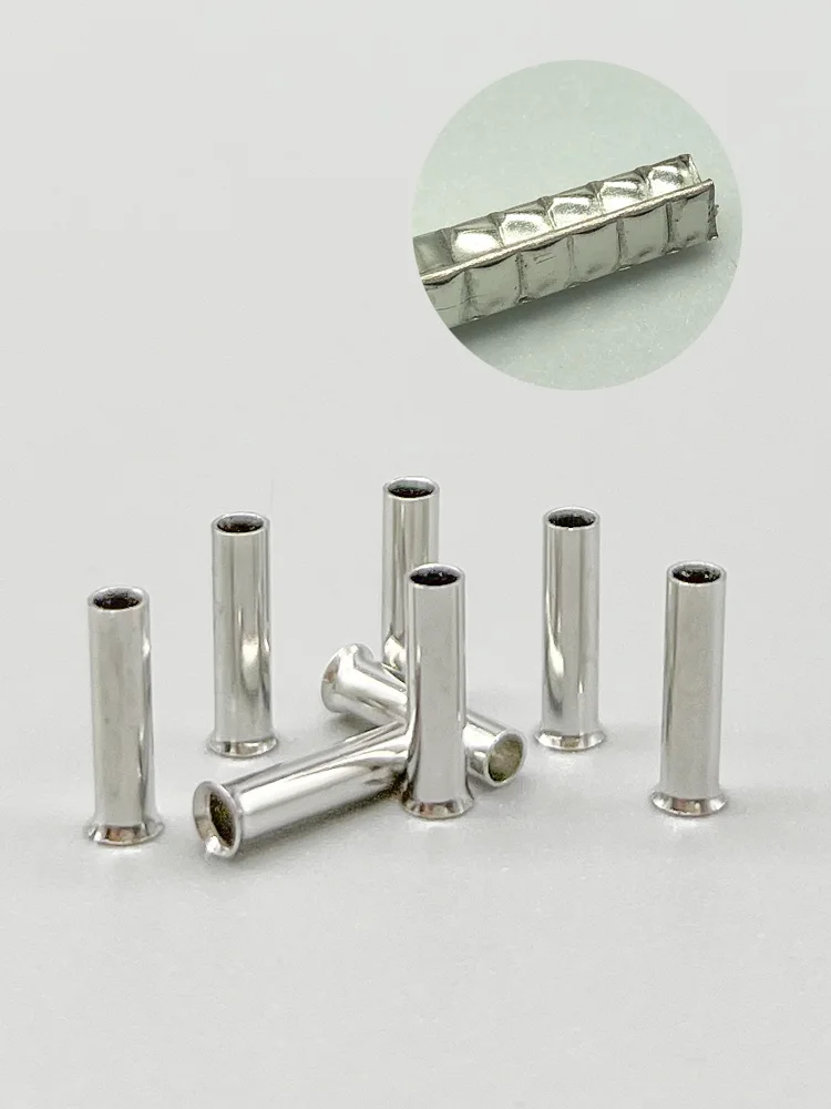 500–2000 Stück Kabelendklemmen aus reinem Kupfer, röhrenförmige Crimpklemmen EN0308 7508 1508 2508 4009 6012, nicht isolierte Kabelverbinder – Detail 10