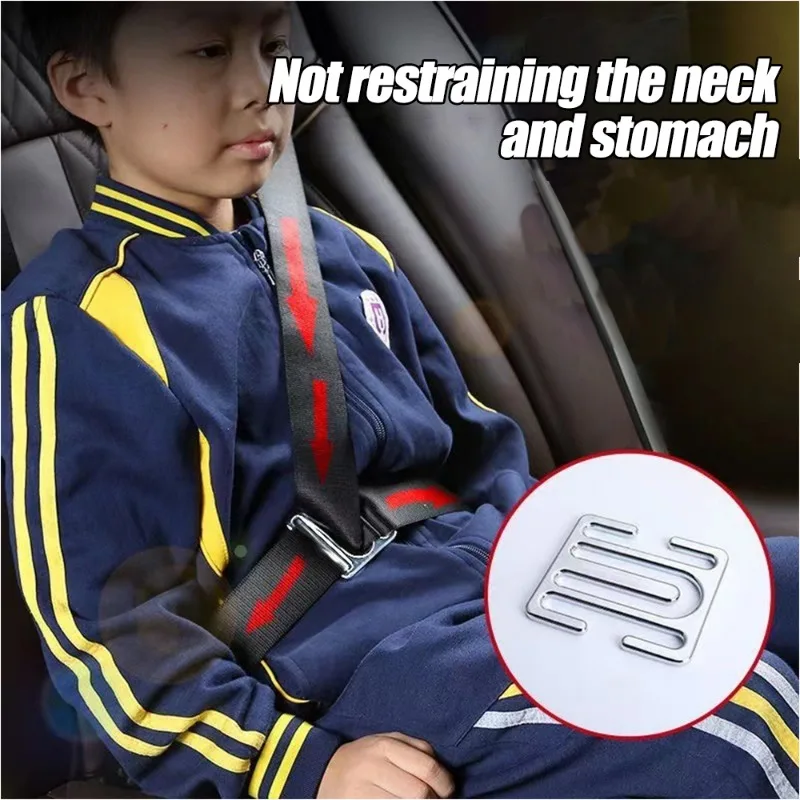 Car Child Safety Belt Fixer Adjustable Shoulder Protector Neck Belt Limiter Child Protection Seat Belt Cover Car Accessories