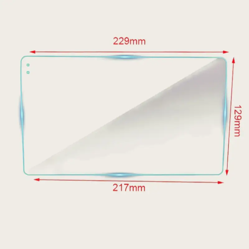 229*129*217 Car Tempered Glass Protective Film Sticker For 9 10 Inch Radio Stereo DVD Touch Full LCD Screen for TEYES CC2 CC3 - Image 5