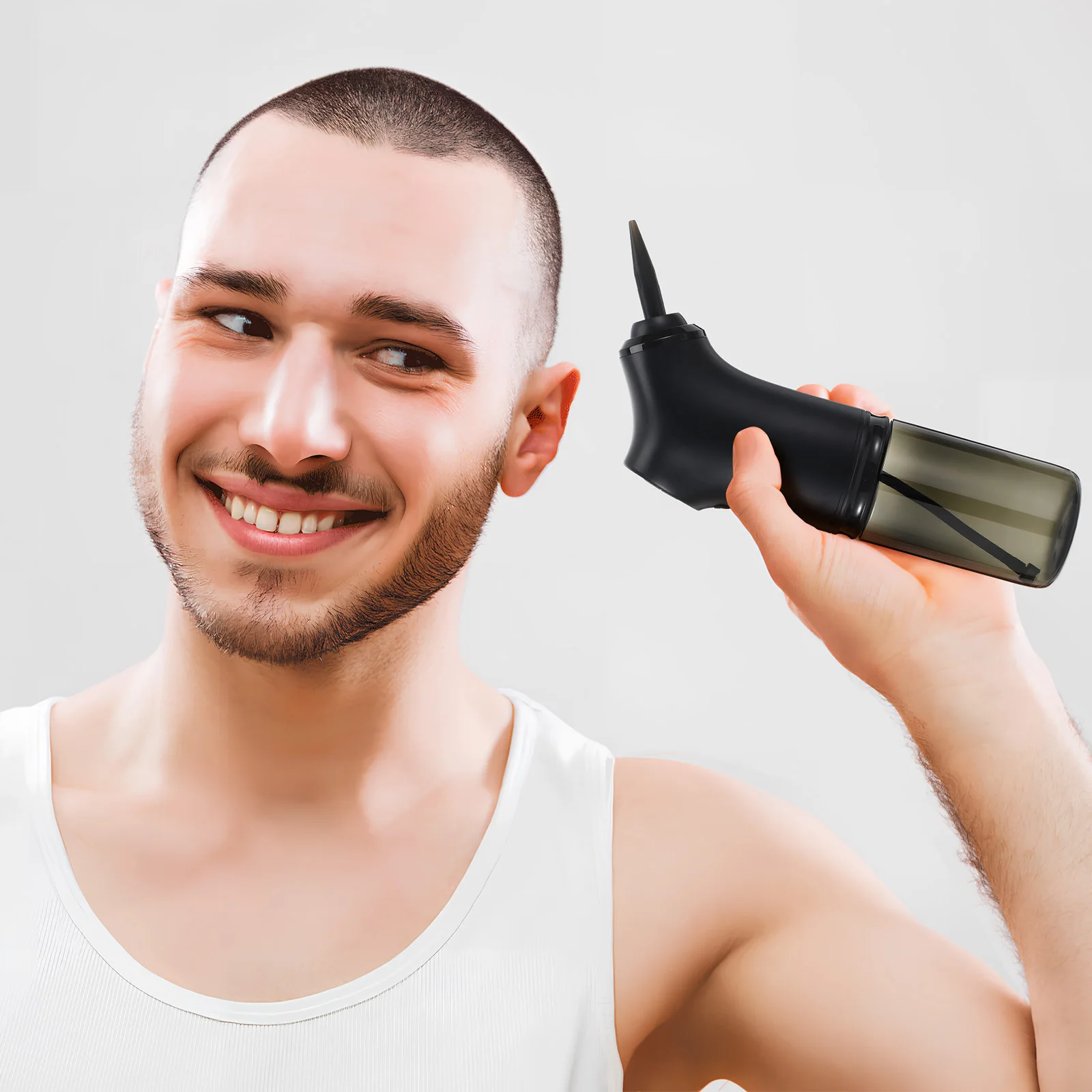 مجموعة أدوات غسيل الأذن المتقدمة، منظف الأذن الكهربائي لإزالة الشمع، أداة تنظيف الأذن المحمولة متعددة الوظائف مع أطراف ABS الناعمة