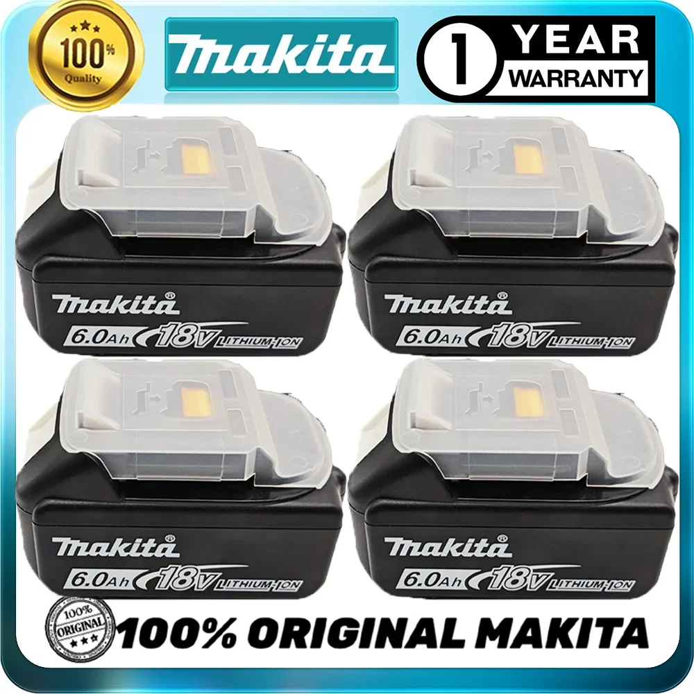 

100% Genuine/Original Makita 18v battery bl1850b BL1850 bl1860 bl 1860 bl1830 bl1815 bl1840 LXT400 6.0Ah for makita tools drill